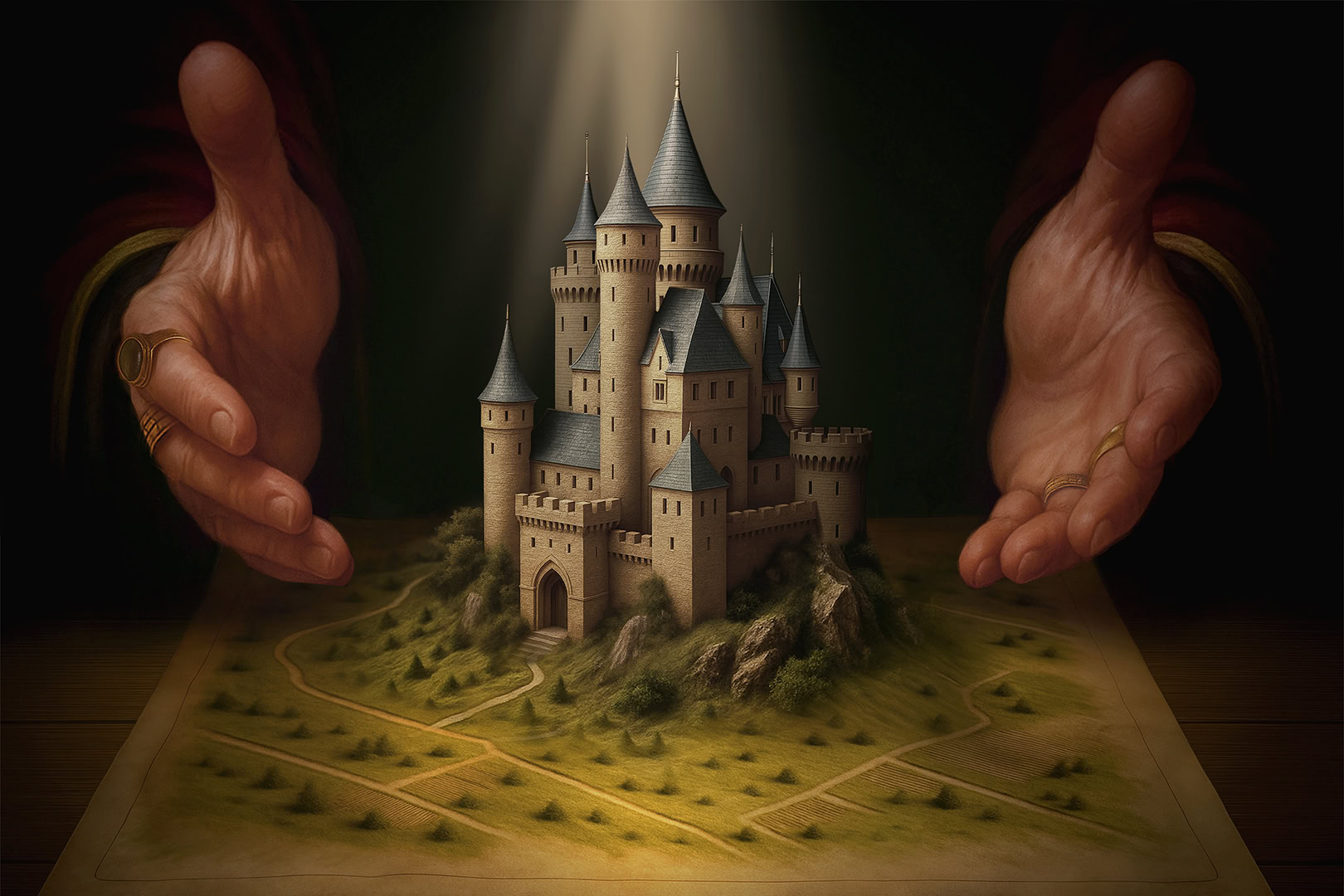 Обложка: видеоигра Lessaria: Fantasy Kingdom Sim