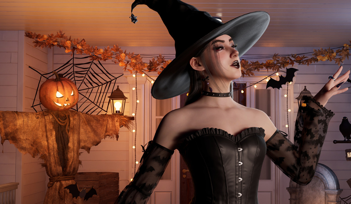 Симулятор жизни inZOI получил обновление с кучей контента и декором на Хэллоуин