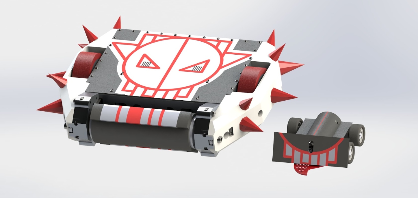 «Дуболом седьмой» и его спутник: команда «Урфин» представила мощную пару роботов из Новосибирска - изображение обложка