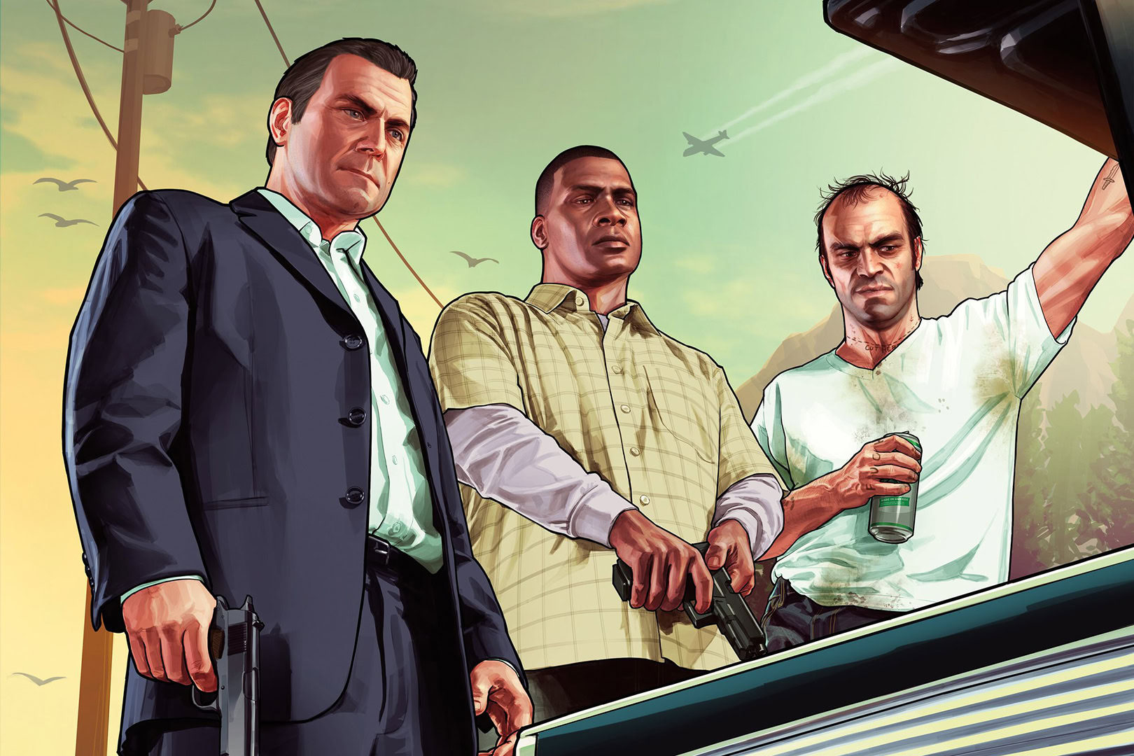 Обложка: видеоигра Grand Theft Auto V