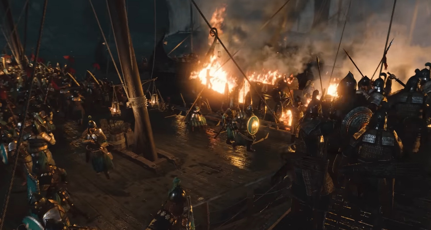 Авторы Mount & Blade 2: Bannerlord показали ночную битву на реке из расширения War Sails - изображение 1