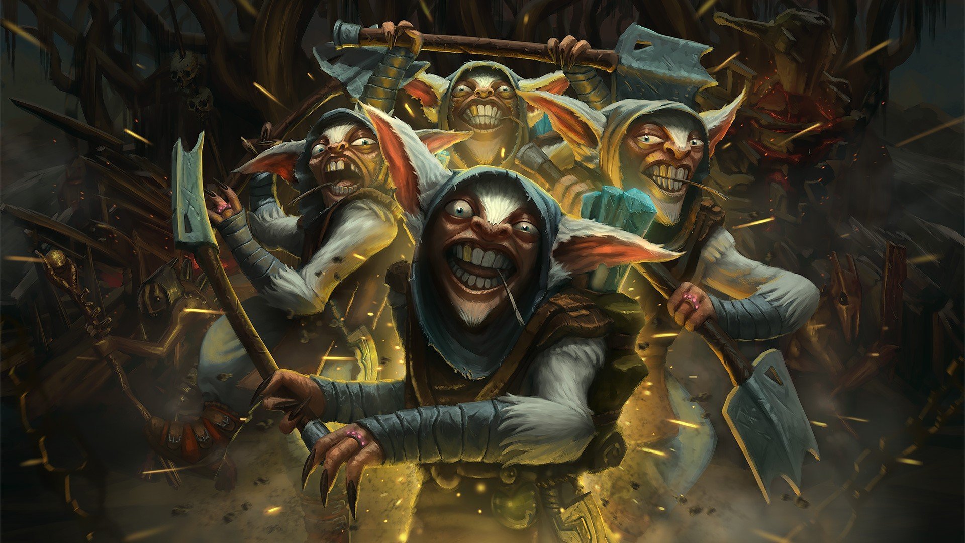 Обложка: Meepo – видеоигрa Dota 2