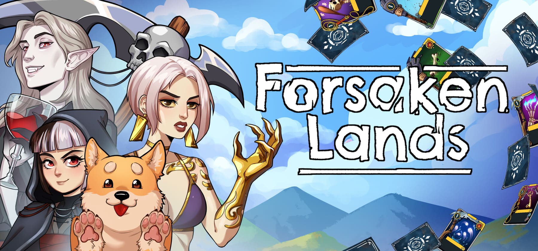 В карточном рогалике Forsaken Lands игрокам предстоит исследовать заброшенные земли