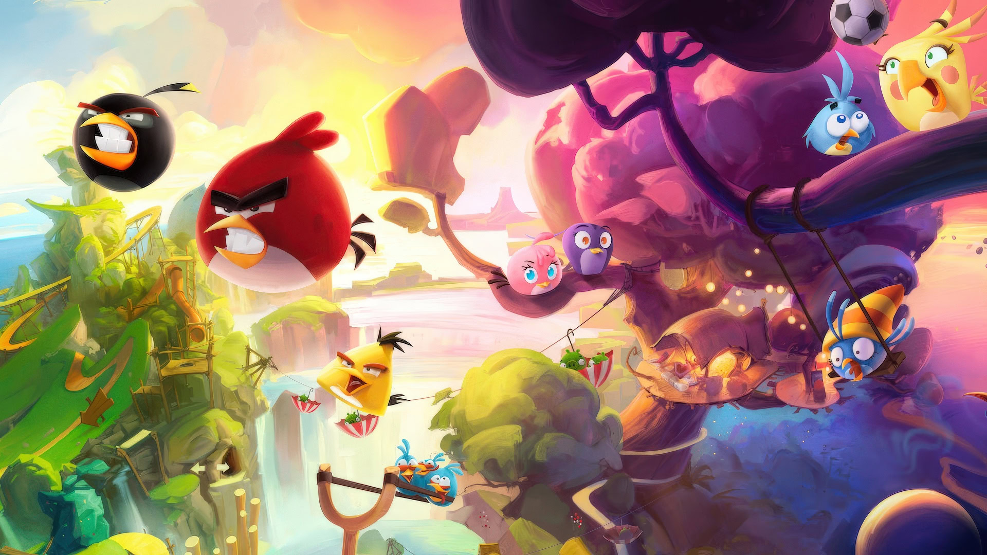 Обложка: видеоигра Angry Birds 2
