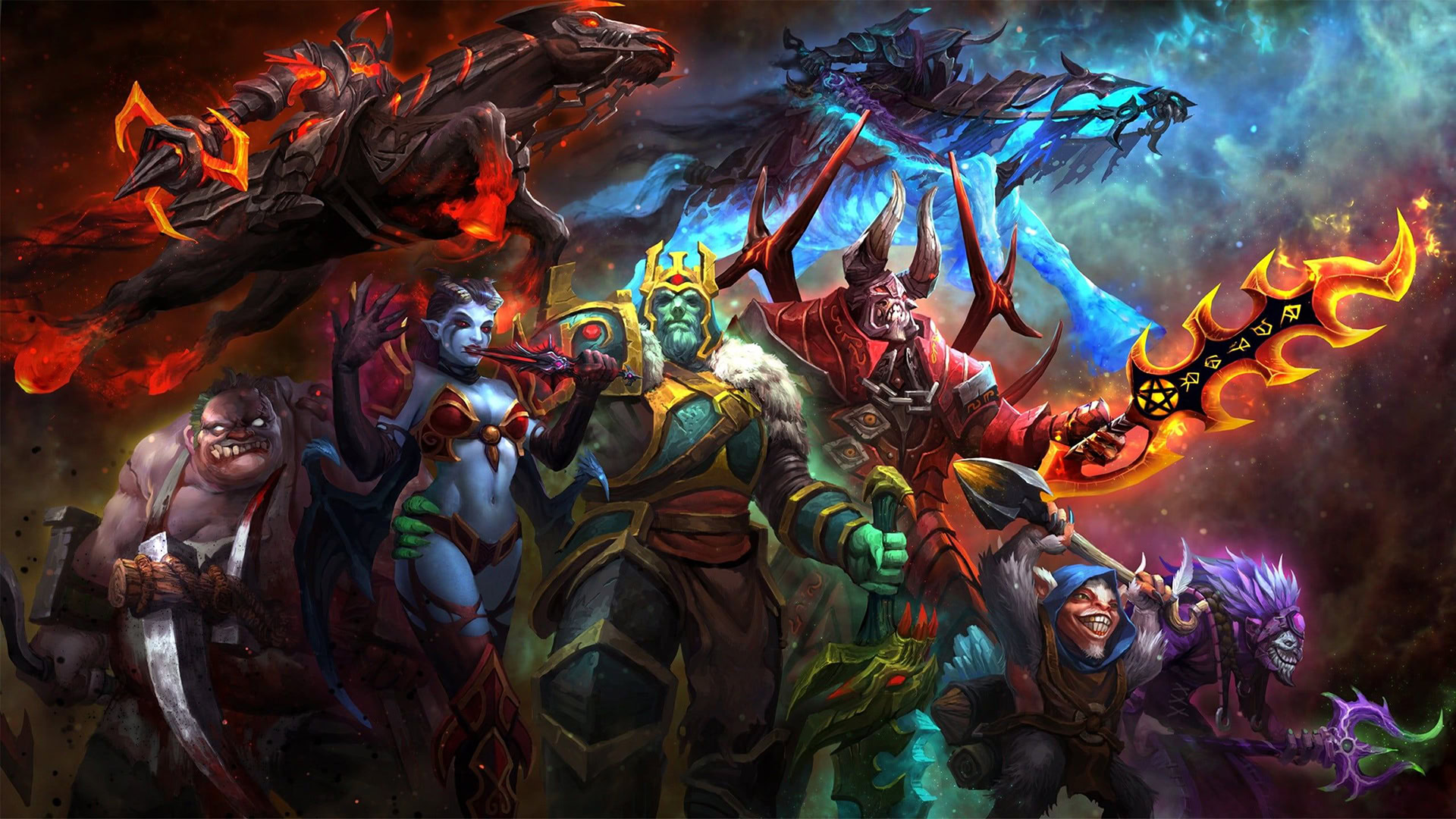 Обложка: видеоигра Dota 2