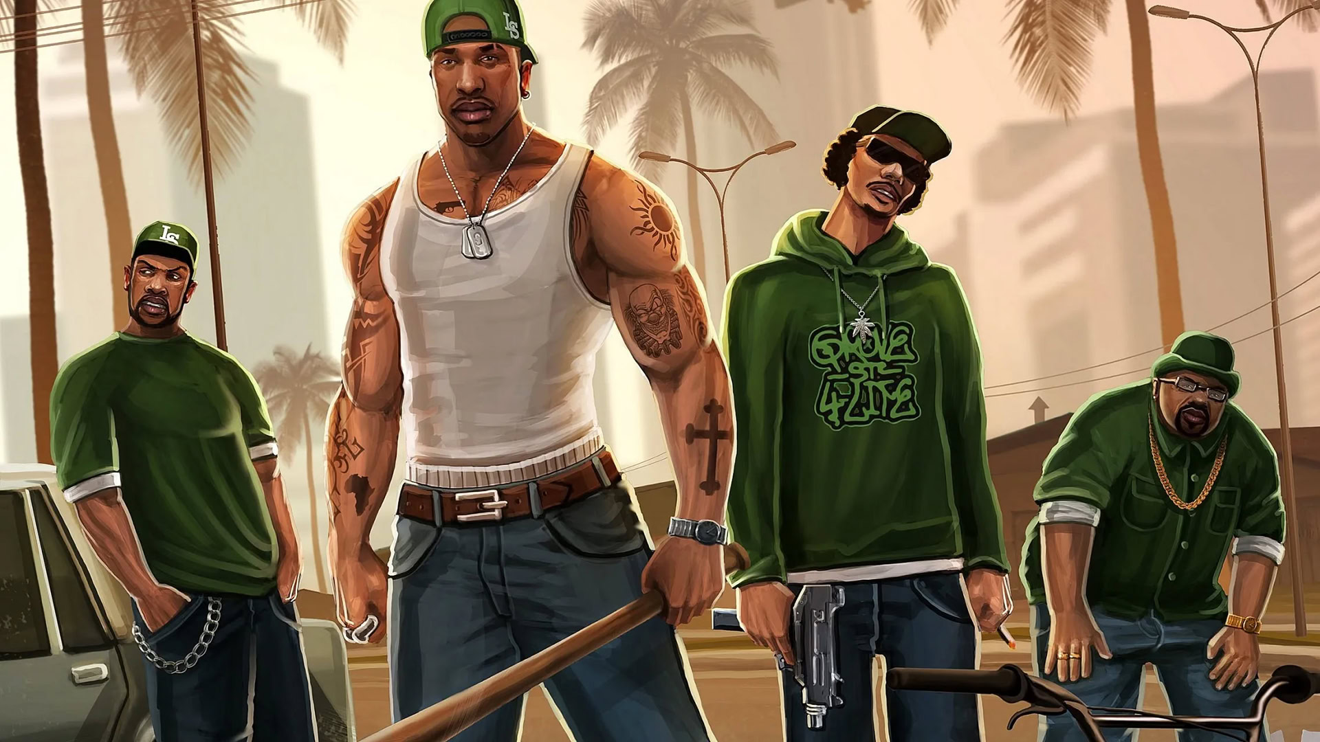 Обложка: видеоигра GTA: San Andreas