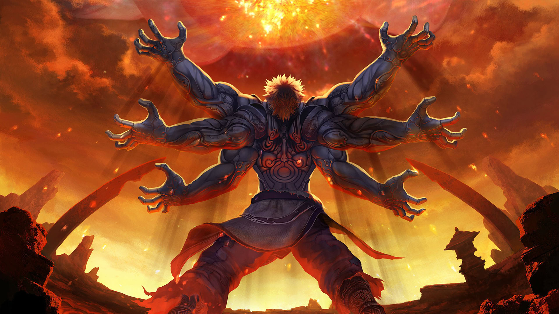 Обложка: видеоигра Asura's Wrath