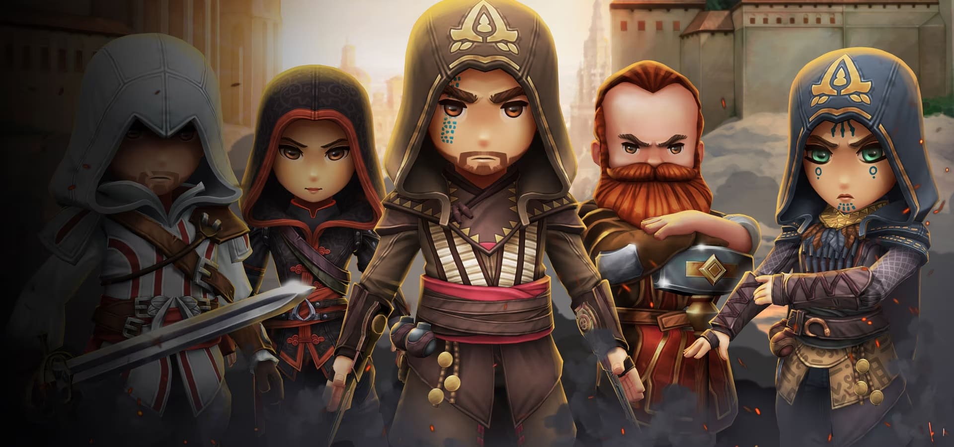 Обложка: официальный арт Assassin's Creed Rebellion