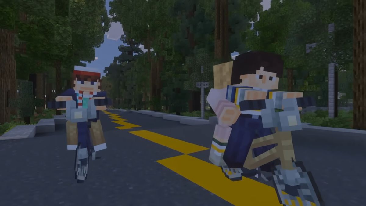 Minecraft получила дополнение с персонажами сериала «Очень странные дела»