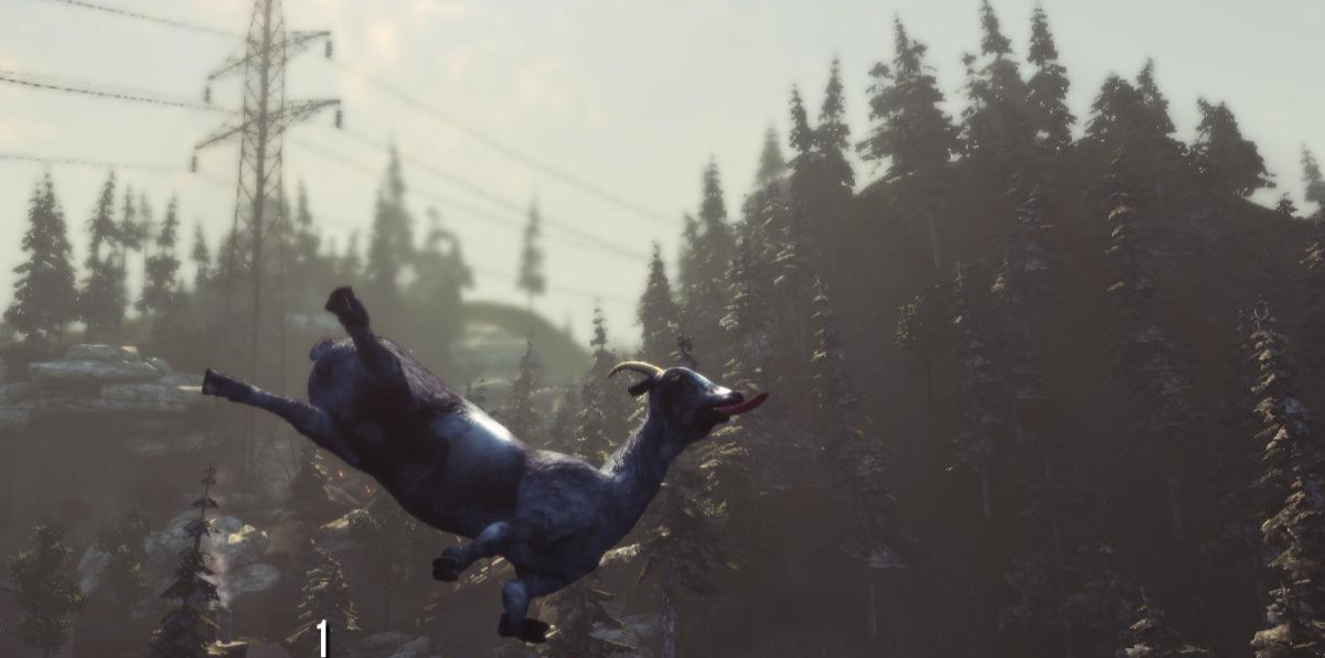 Обложка: скриншот Goat Simulator