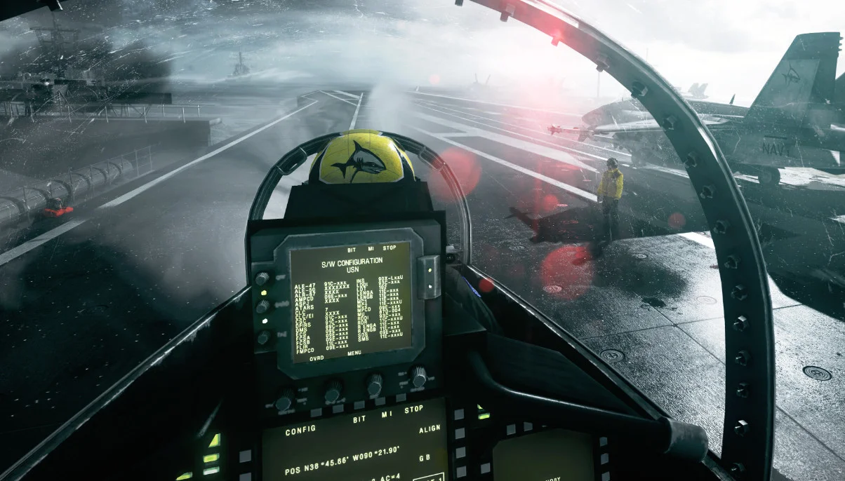 Battlefield 3 имела более масштабное и свободное управление самолетом в сюжетной кампании.