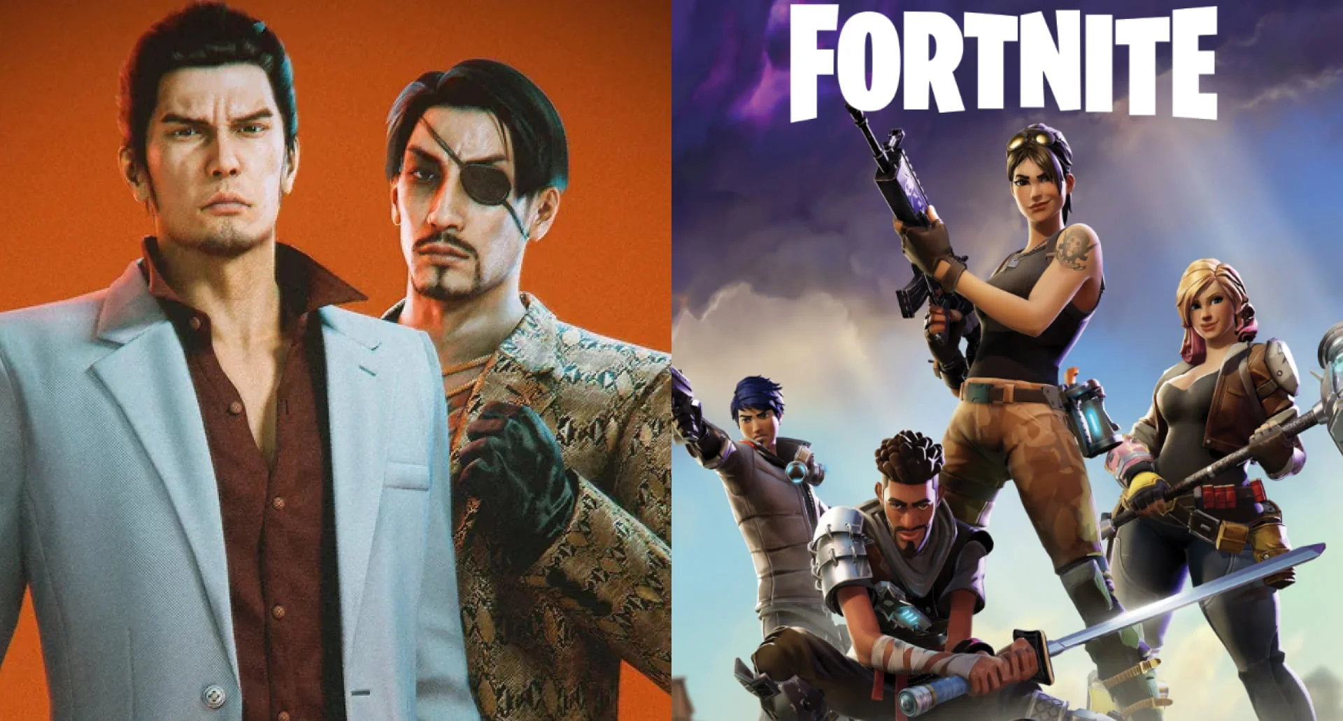Fortnite готовится к коллаборации с серией Like a Dragon (ранее известной как Yakuza).