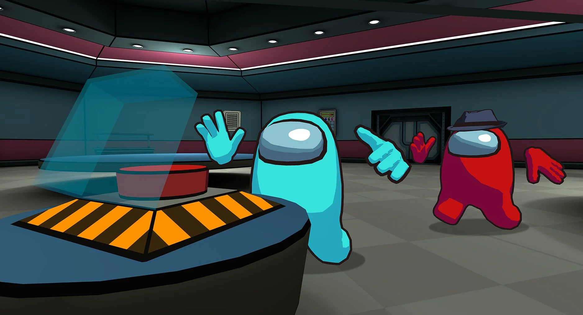  Among Us VR - версия популярной игры для виртуальной реальности.

