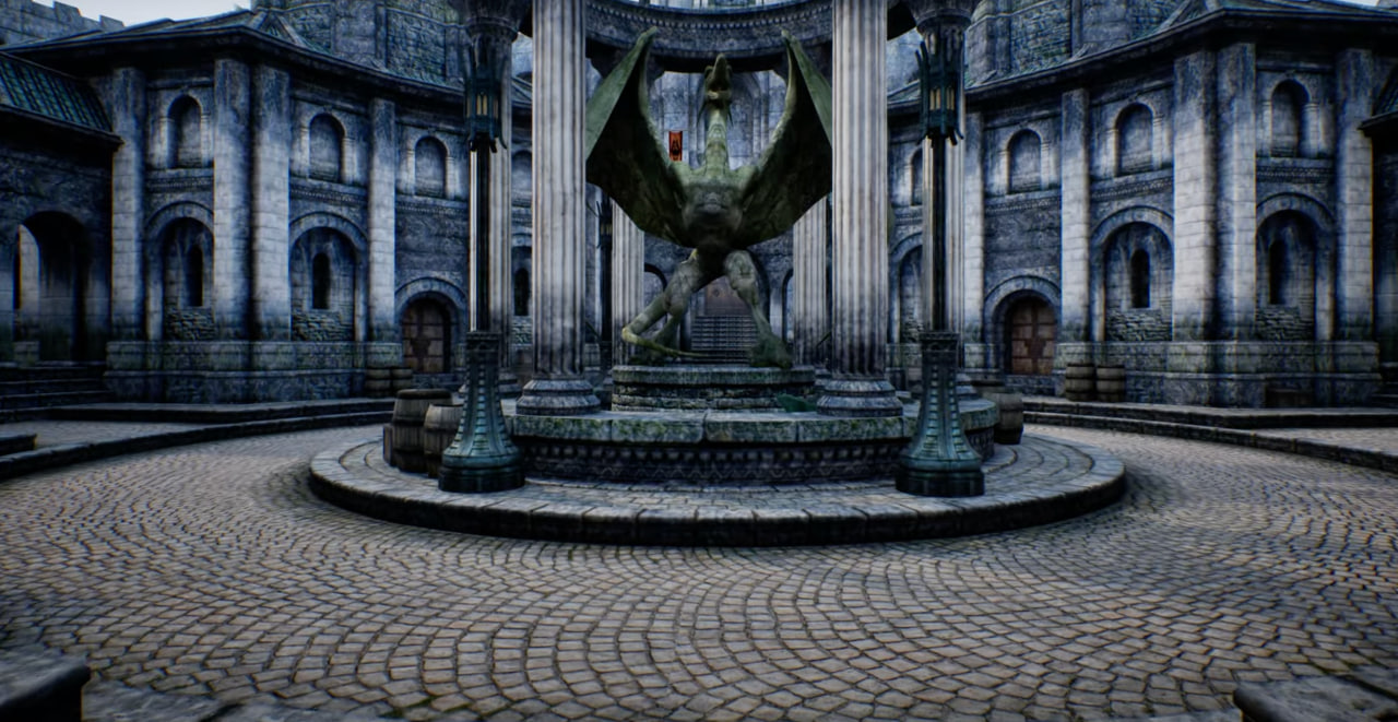 Обложка: скриншот ремейка The Elder Scrolls IV Oblivion на UE5