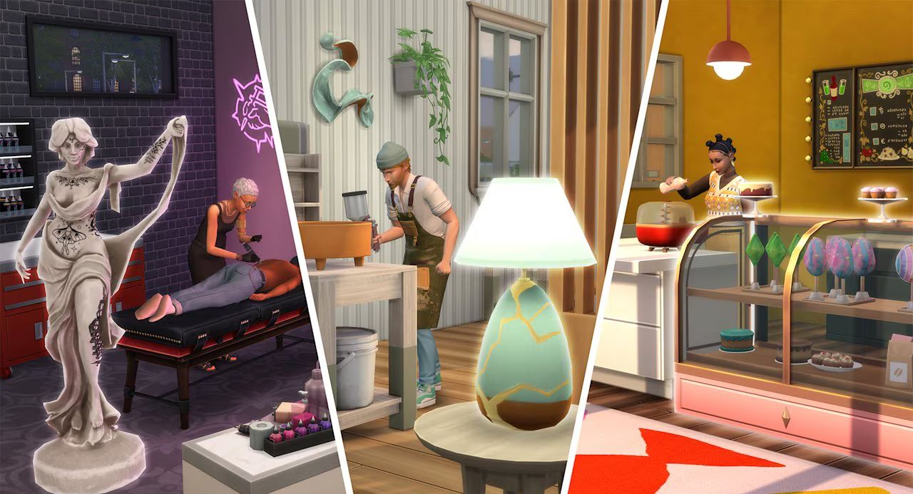 Коллаж The Sims 4