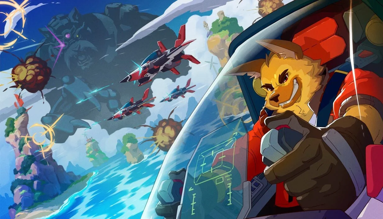 Анонсировано приключение Wild Blue в стиле Star Fox про зверей-пилотов.
