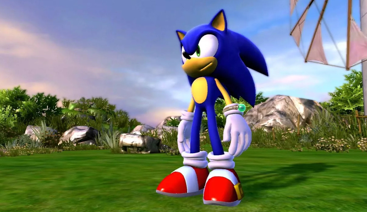 Обложка: скриншот Sonic Unleashed