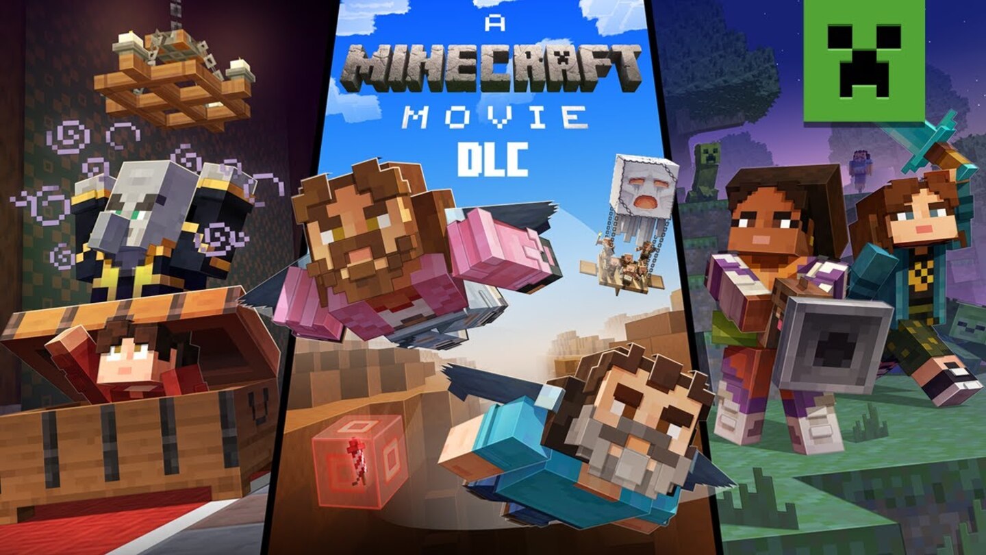 Обложка: постер Minecraft Movie DLC