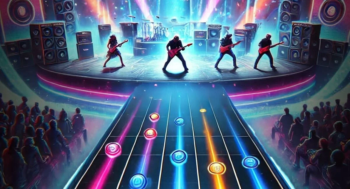  Activision обвинили в использовании ИИ для создания арт-постера Guitar Hero Mobile.
