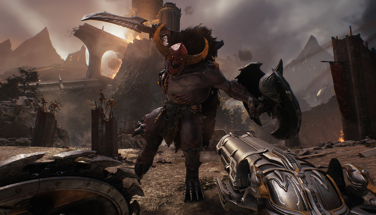 Обложка: скриншот DOOM: The Dark Ages