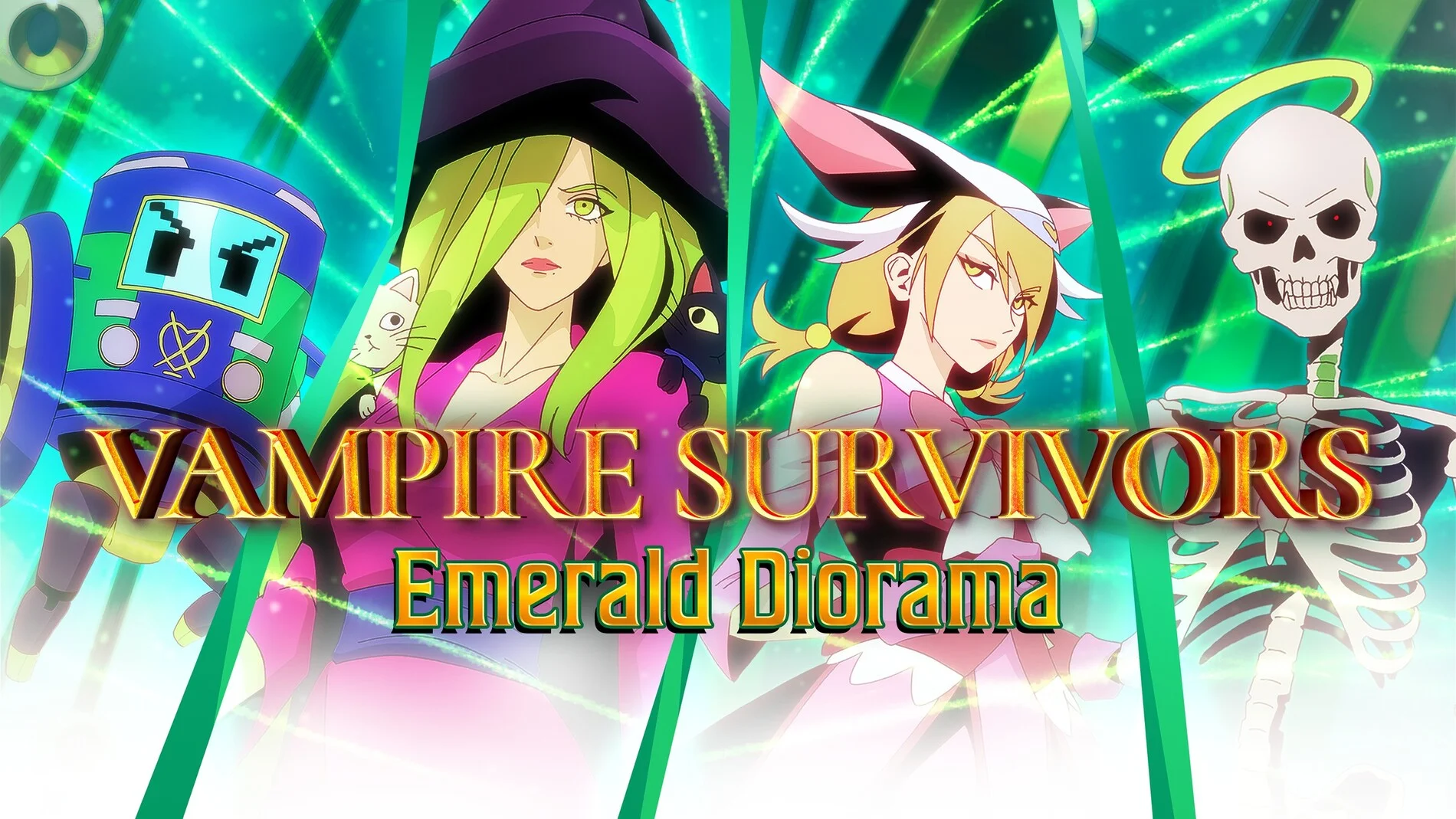  Vampire Survivors получила крупнейшее бесплатное дополнение - Emerald Diorama.
