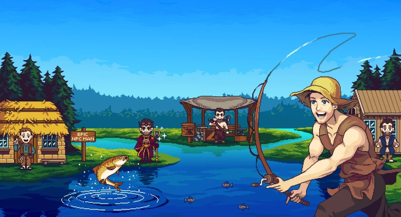 Релиз приключения Nice Day for Fishing в мире Epic NPC Man намечен на 29 мая.