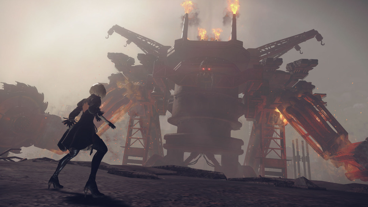 Обложка: скриншот NieR: Automata