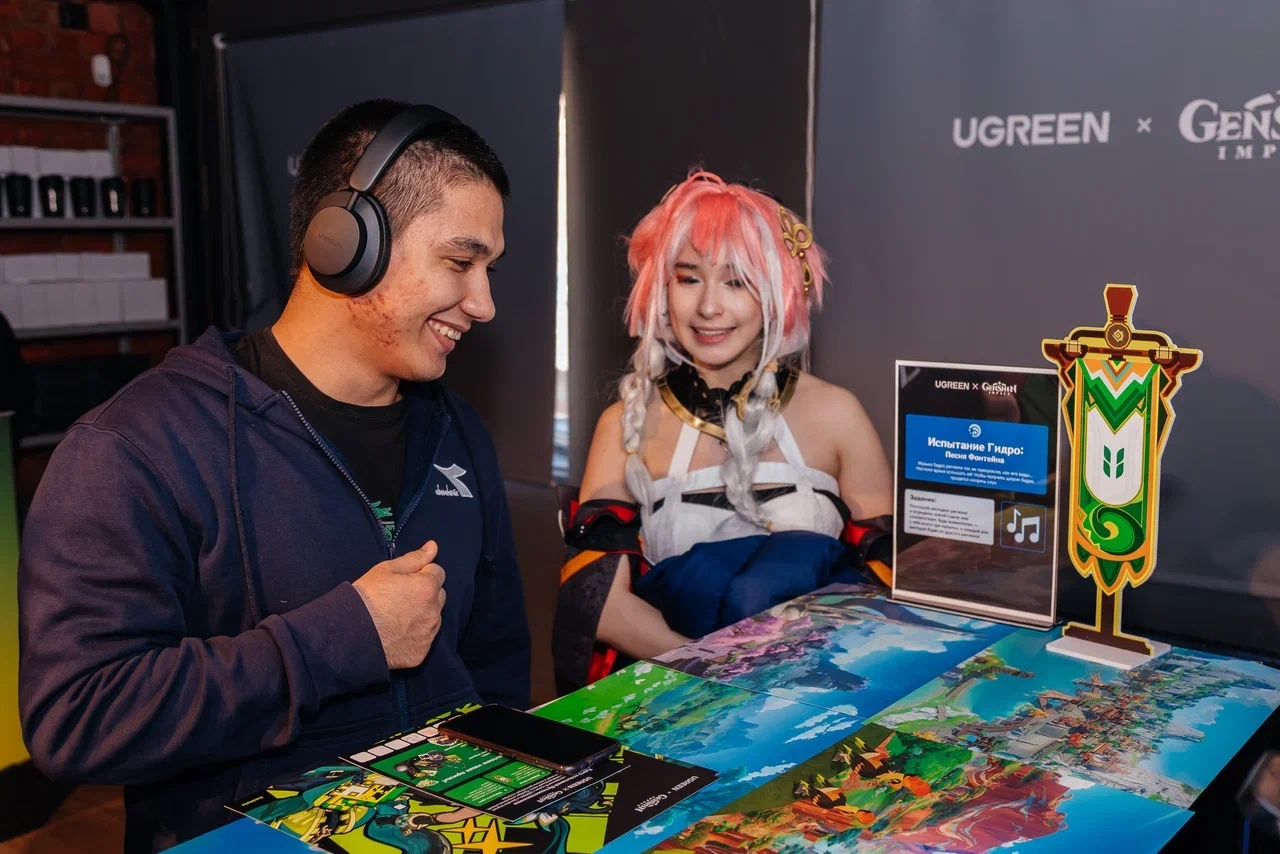 Энергия игры: как прошла презентация UGREEN x Genshin Impact в Москве - изображение обложка