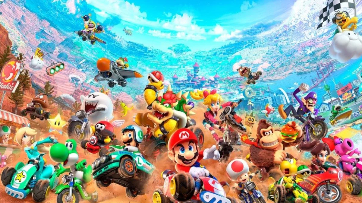  Сравнение Mario Kart World и Mario Kart 8 Deluxe на Nintendo Switch 2.
