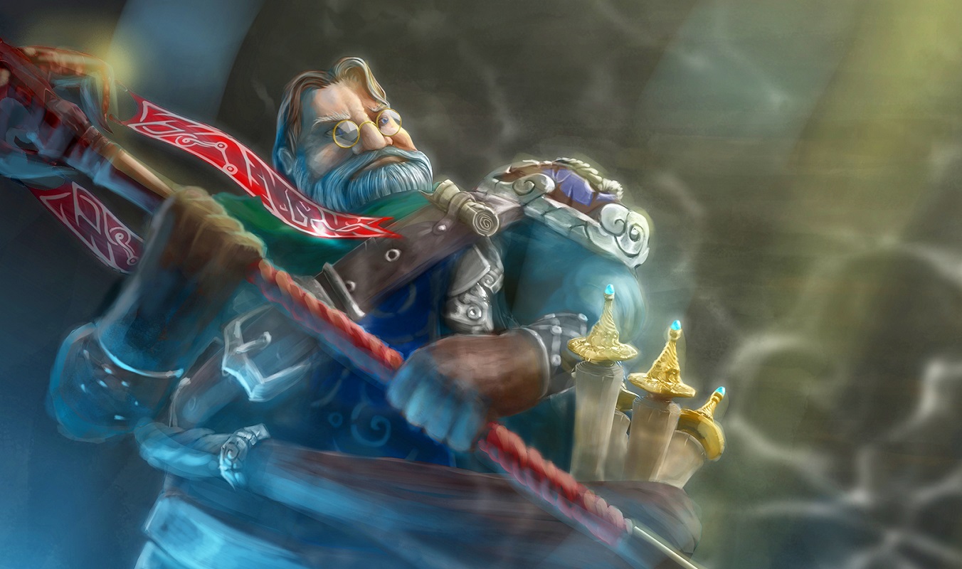 Обложка: Shopkeeper Set - Gabe Newell/Dota 2