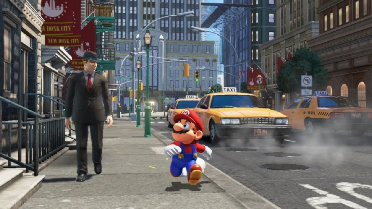 Обложка: скриншот игры Super Mario Odyssey