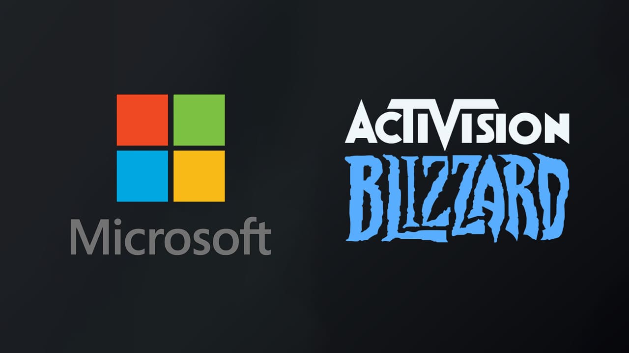 Обложка: логотипы Microsoft и Activision Blizzard