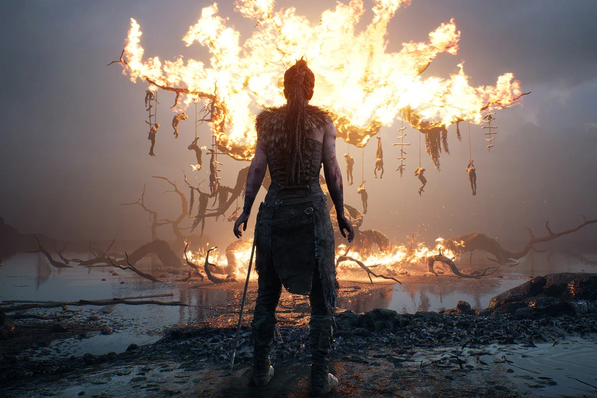 Обложка: видеоигра Hellblade: Senua’s Sacrifice