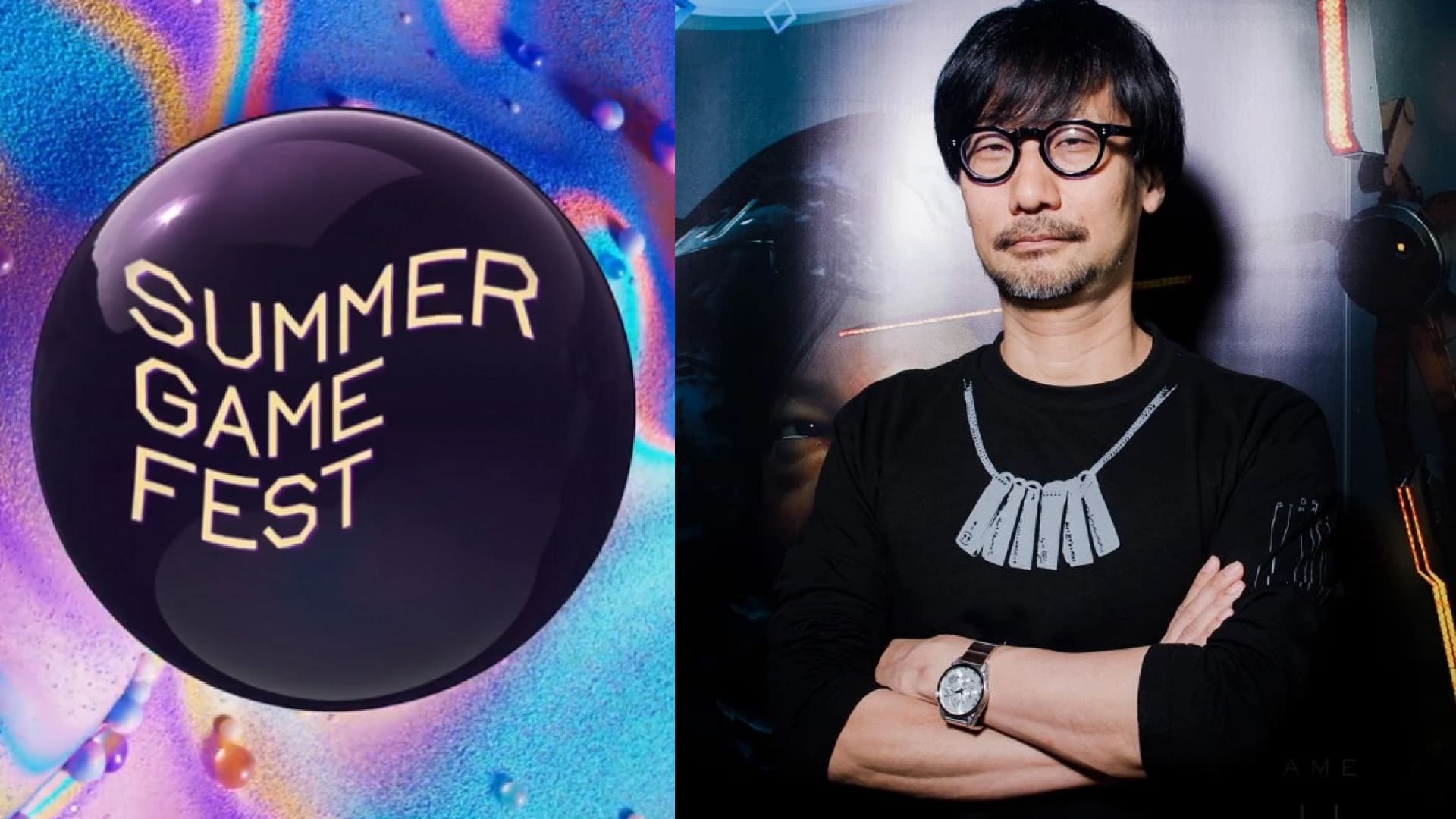Обложка: постер Summer Game Fest, Хидео Кодзима