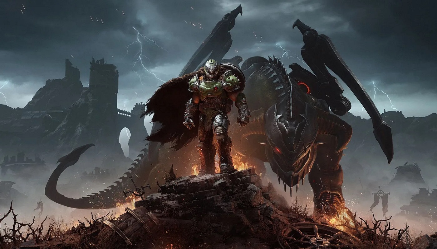 Обложка: игра DOOM: The Dark Ages