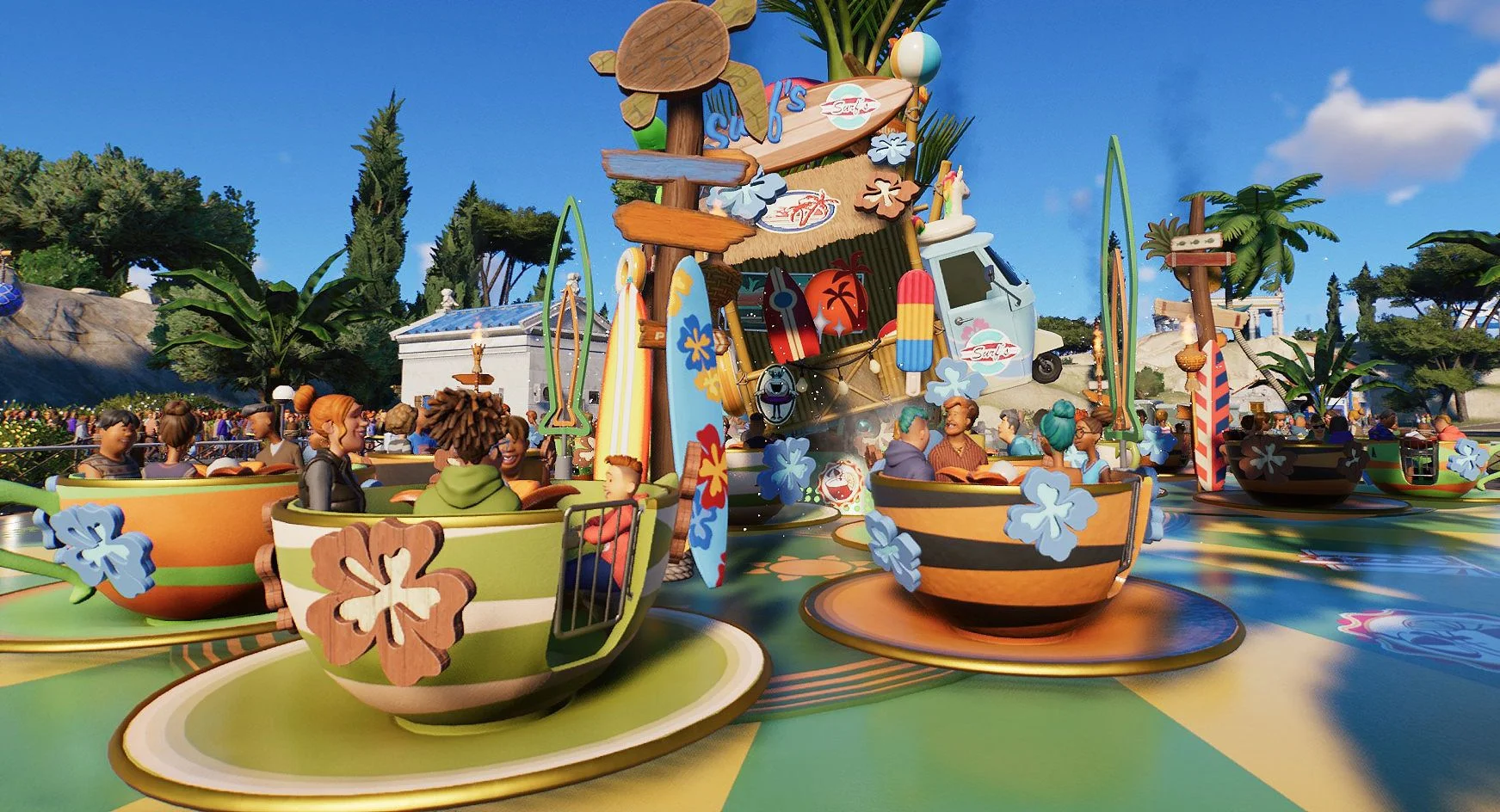  Planet Coaster 2: Пятое обновление, пираты и хаос в парке 