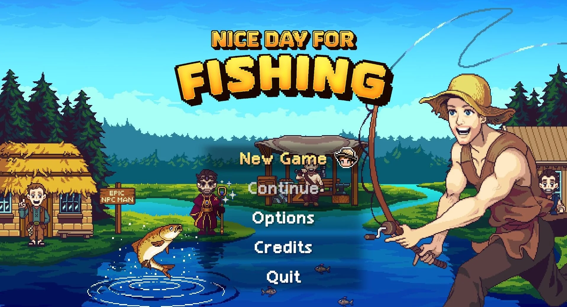 Nice Day for Fishing: Рыбалка, Боссы и Спасение Вселенной в Одном Флаконе