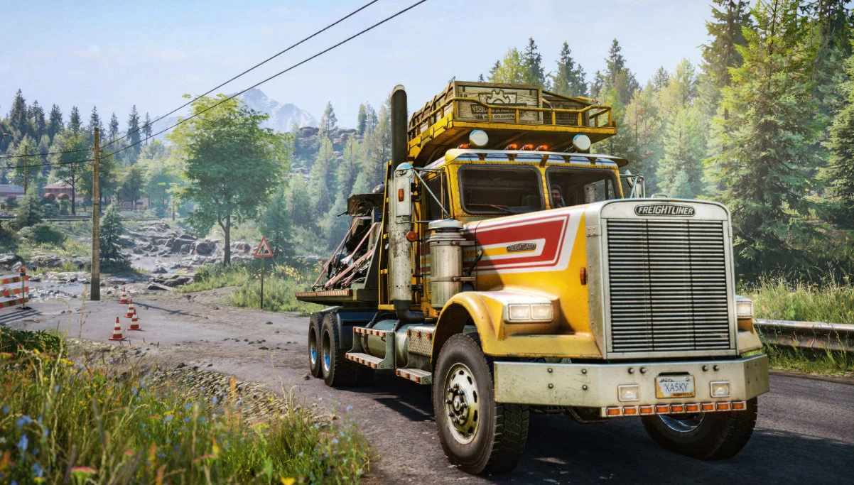  SnowRunner качает новые грузовики: Freightliner и Western Star выходят на бездорожье 