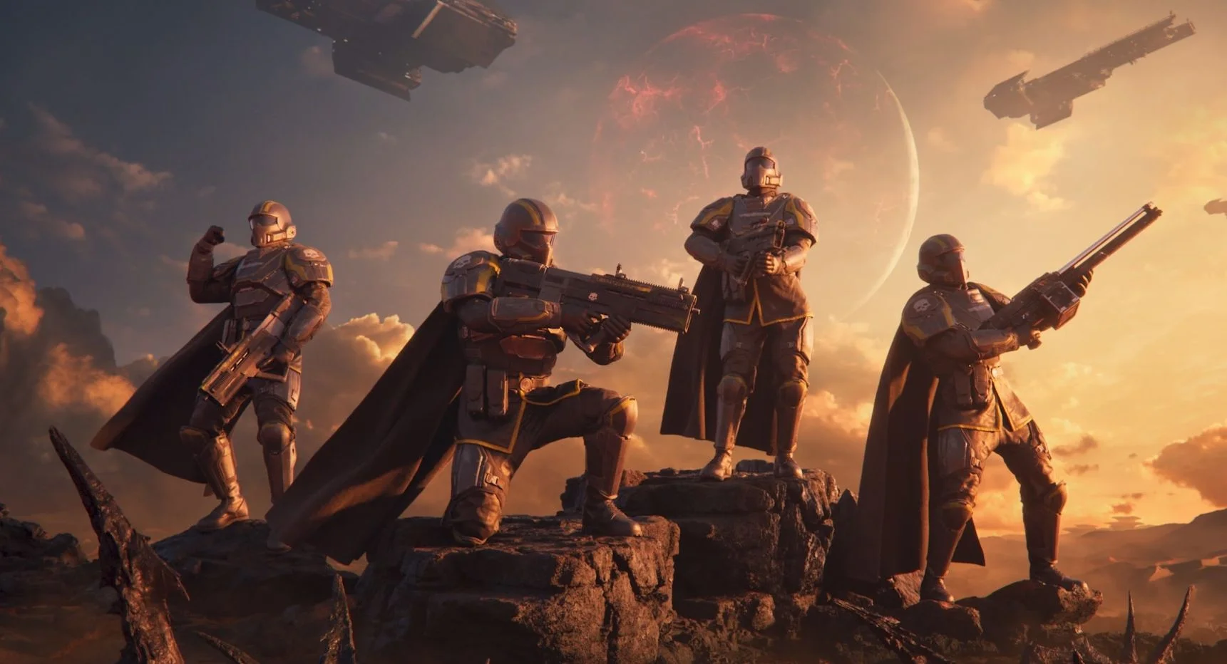 Игроки Helldivers 2 получили памятный плащ — но не тот