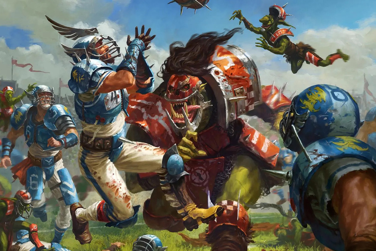 Обложка: видеоигра Blood Bowl