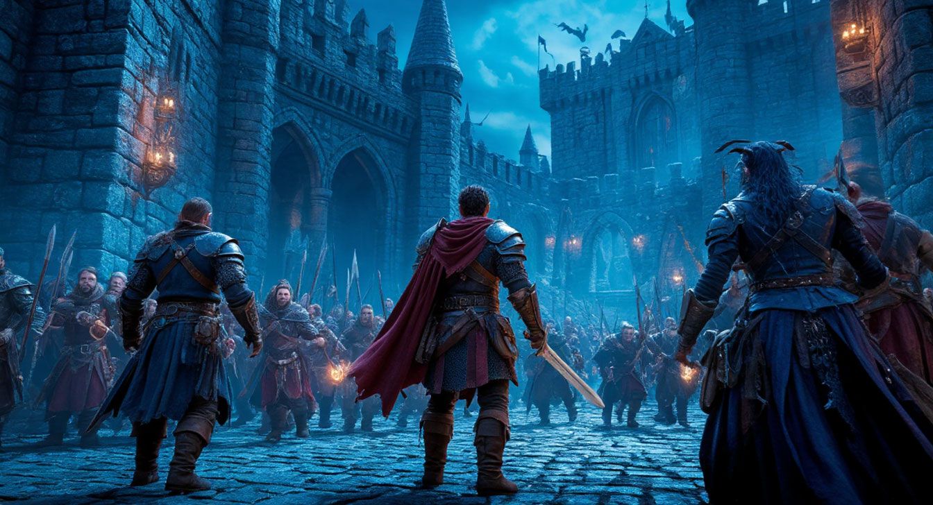 Скриншот игры по Dungeons & Dragons, разработанный нейросетью