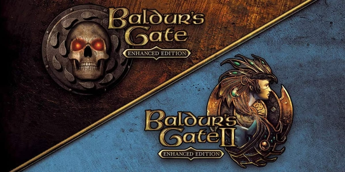 Обложка: постер дилогии оригинальных игр Baldur's Gate