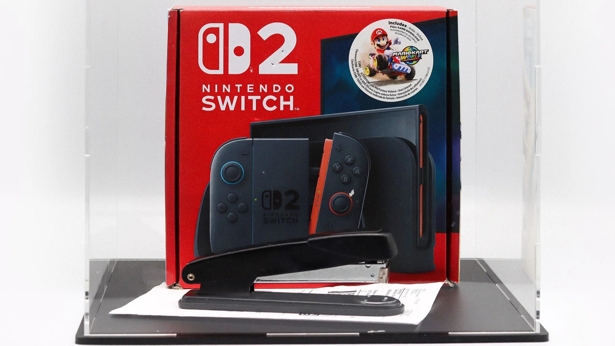 GameStop выставила на аукцион степлер, которым продавцы дырявили экраны Nintendo Switch 2