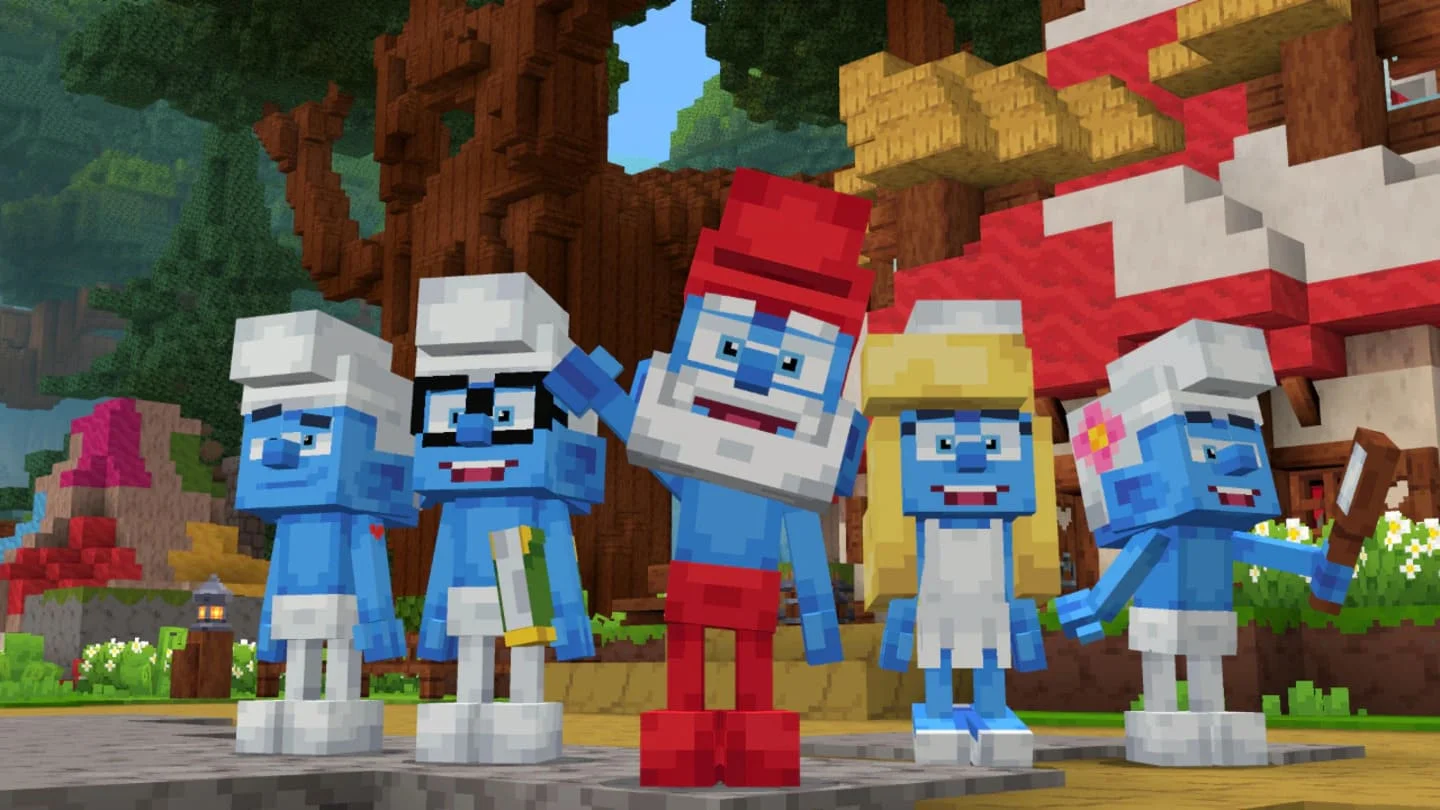 Смурфики добрались до Minecraft в новом дополнении - изображение 1
