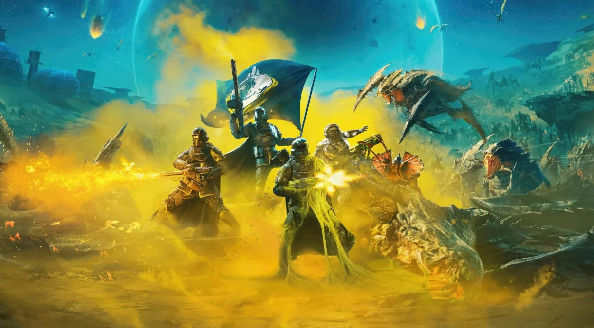 Обложка: скриншот Helldivers 2