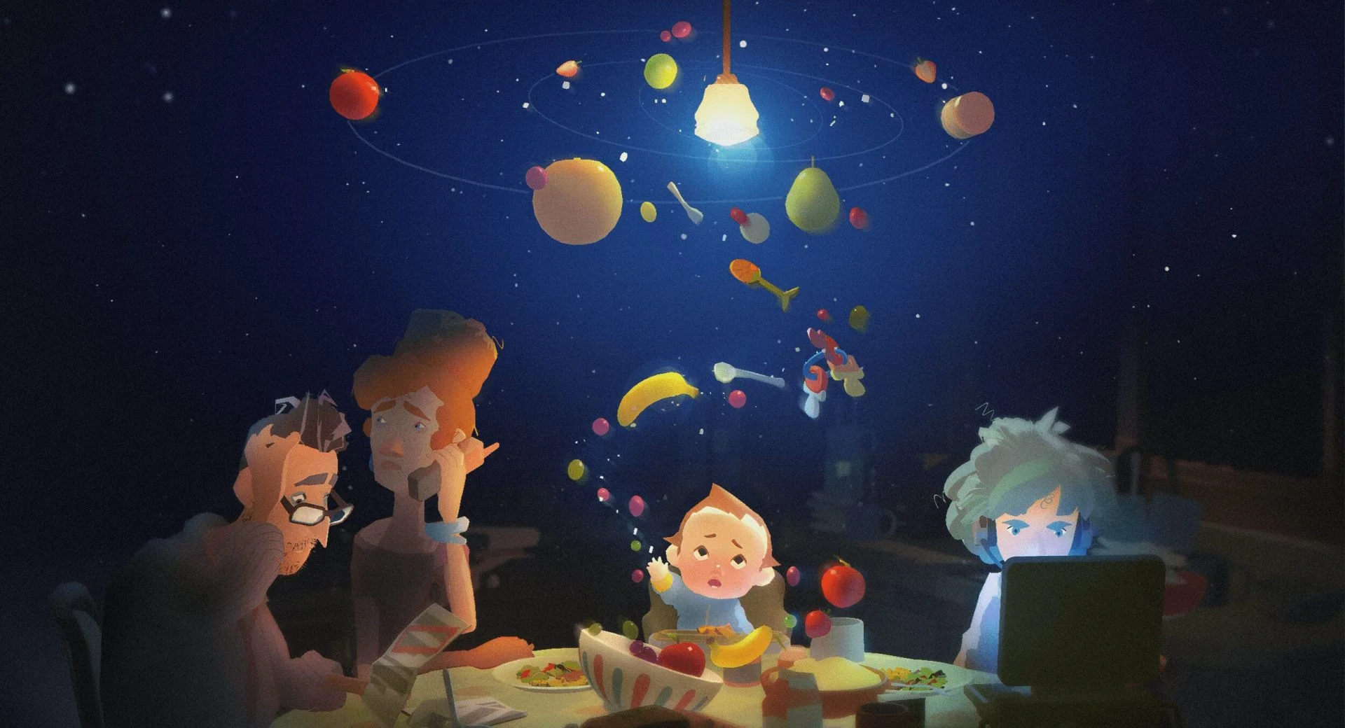 Goodnight Universe: нежное приключение младенца с суперспособностями