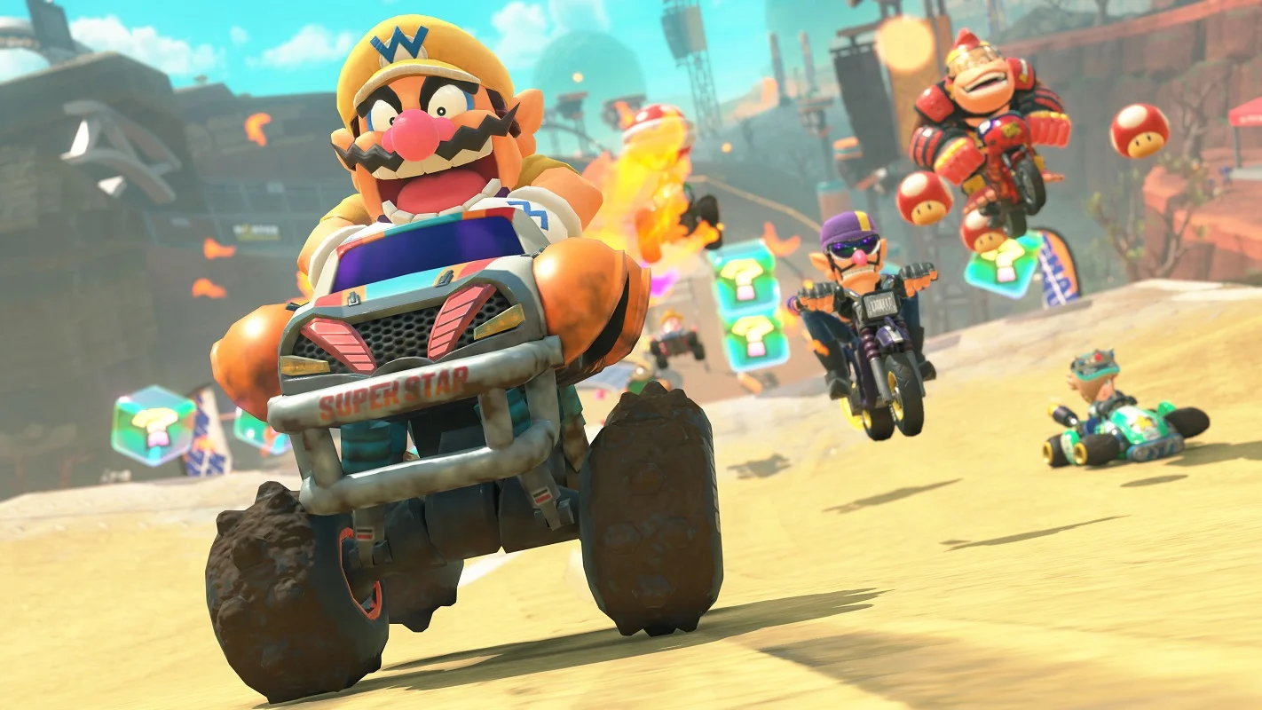 Обложка: скриншот игры Mario Kart World