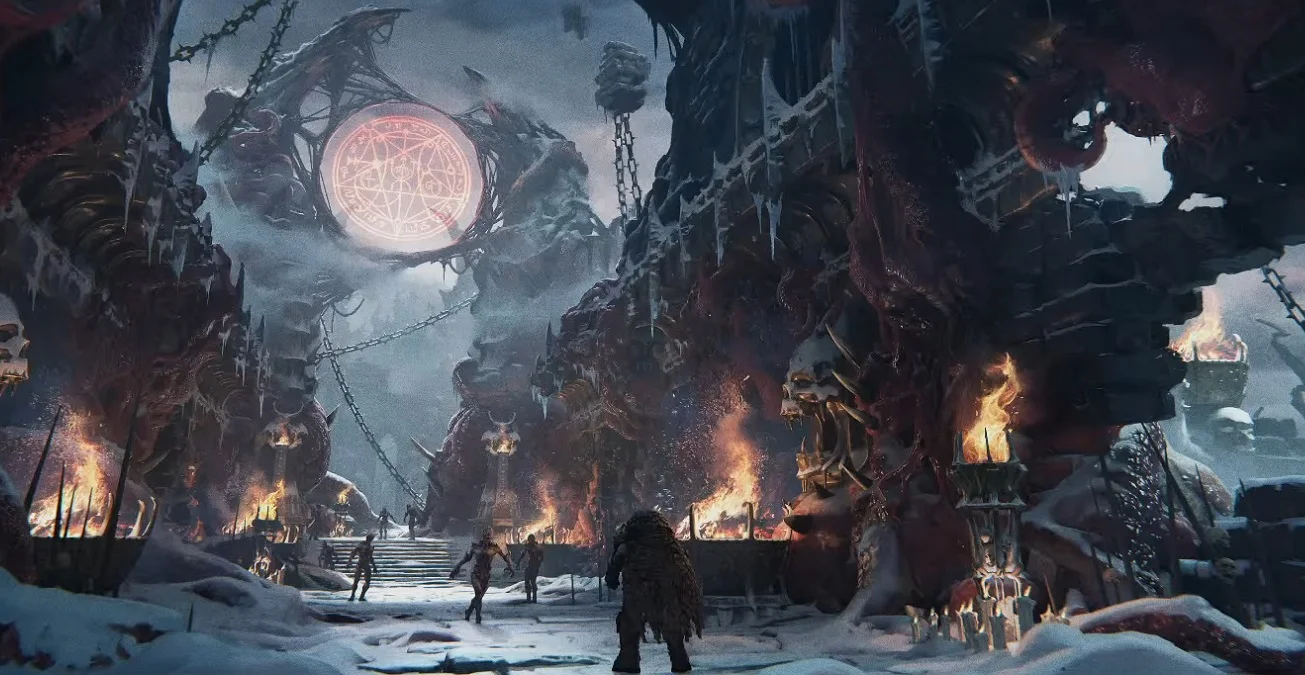 Обложка: арт DOOM: The Dark Ages