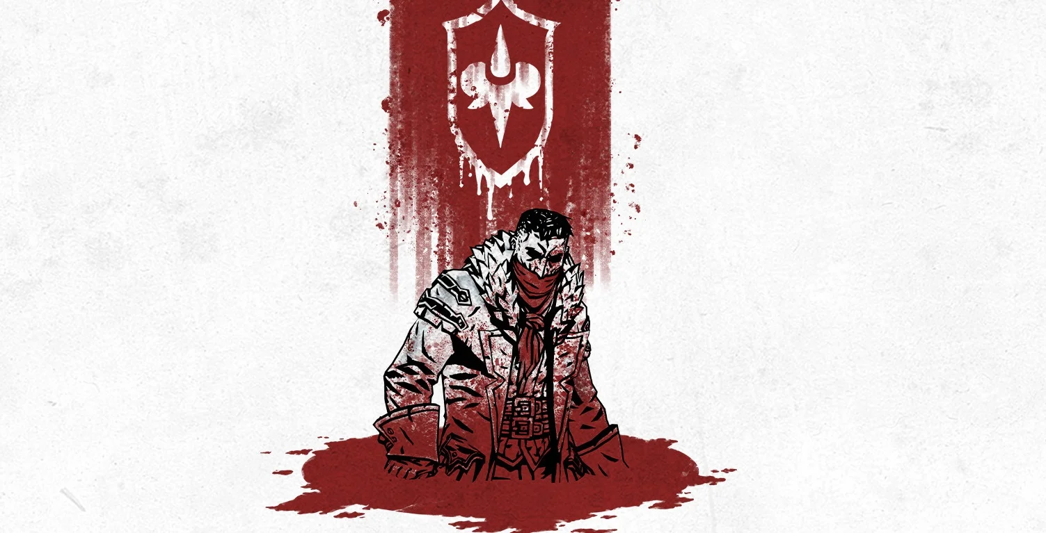 Обложка: арт игры Darkest Dungeon 2