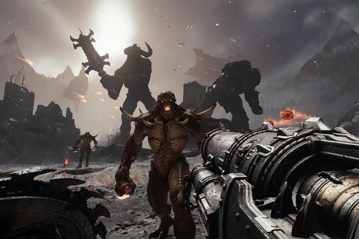 Второе крупное обновление добавило в DOOM: The Dark Ages бесконечную арену